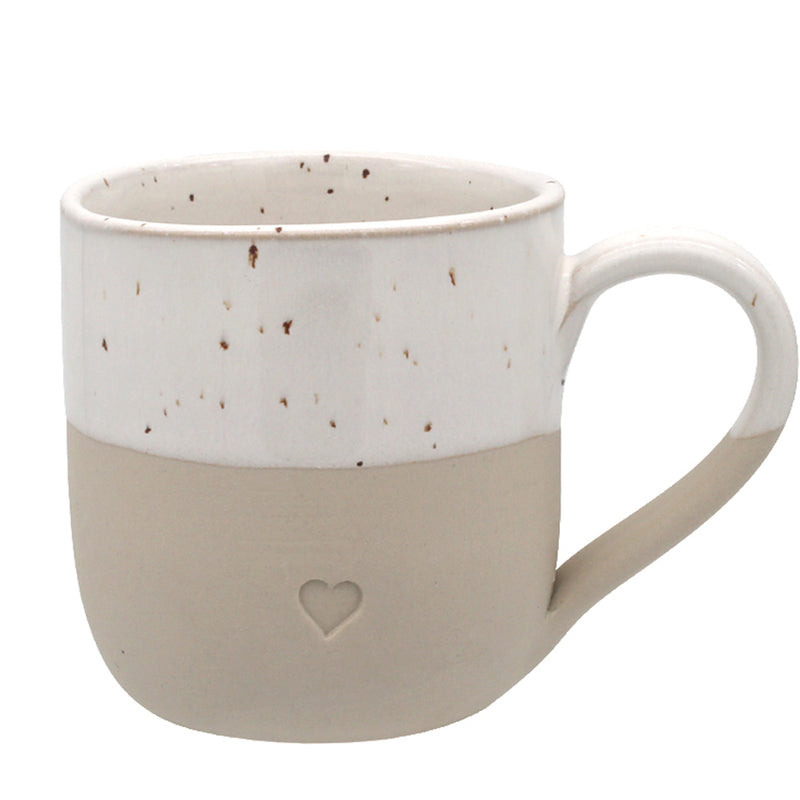 Eulenschnitt Cappuccino-Tasse Herz
