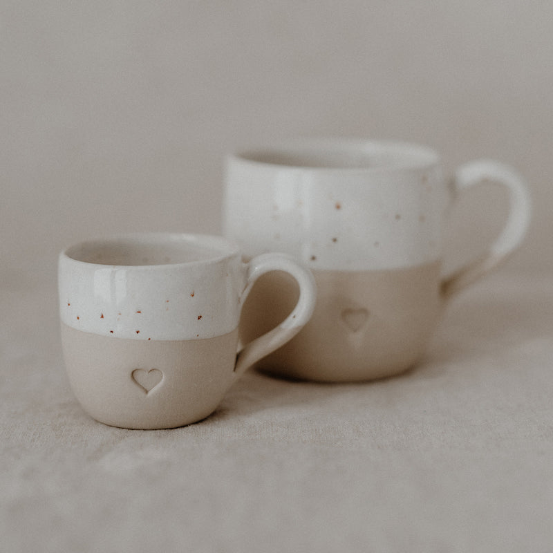 Eulenschnitt Espresso-Tasse Herz