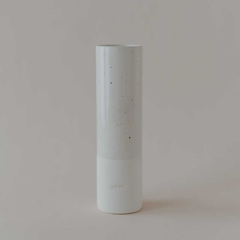 Eulenschnitt Vase Love Mittel