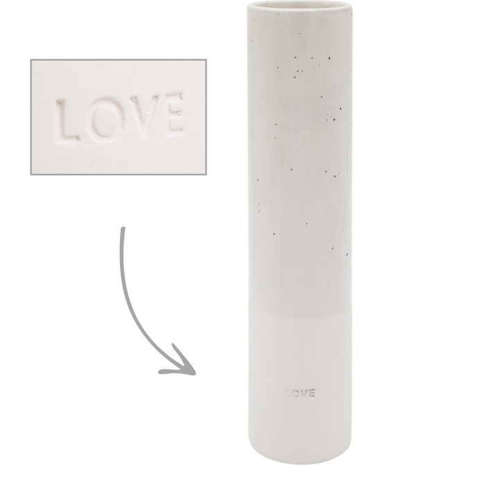 Eulenschnitt Vase Love Groß