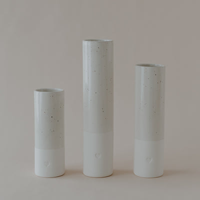 Eulenschnitt Vase Herz Klein