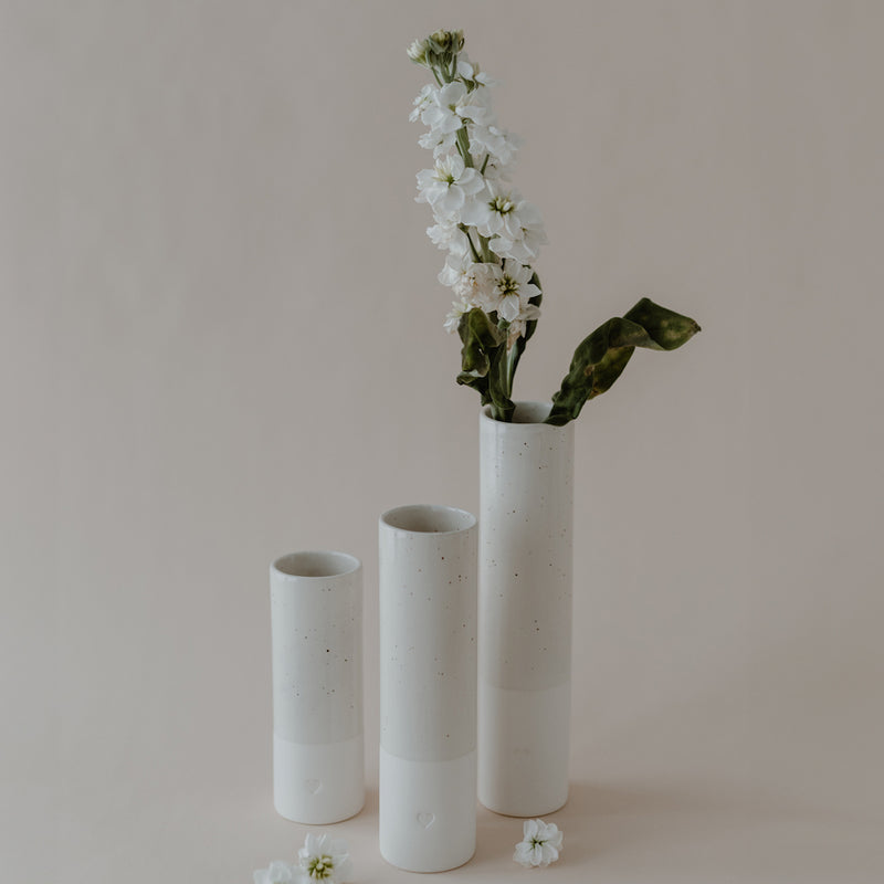 Eulenschnitt Vase Herz Klein