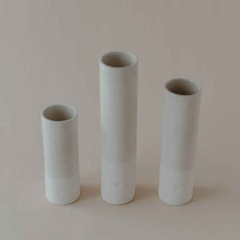 Eulenschnitt Vase Herz Klein