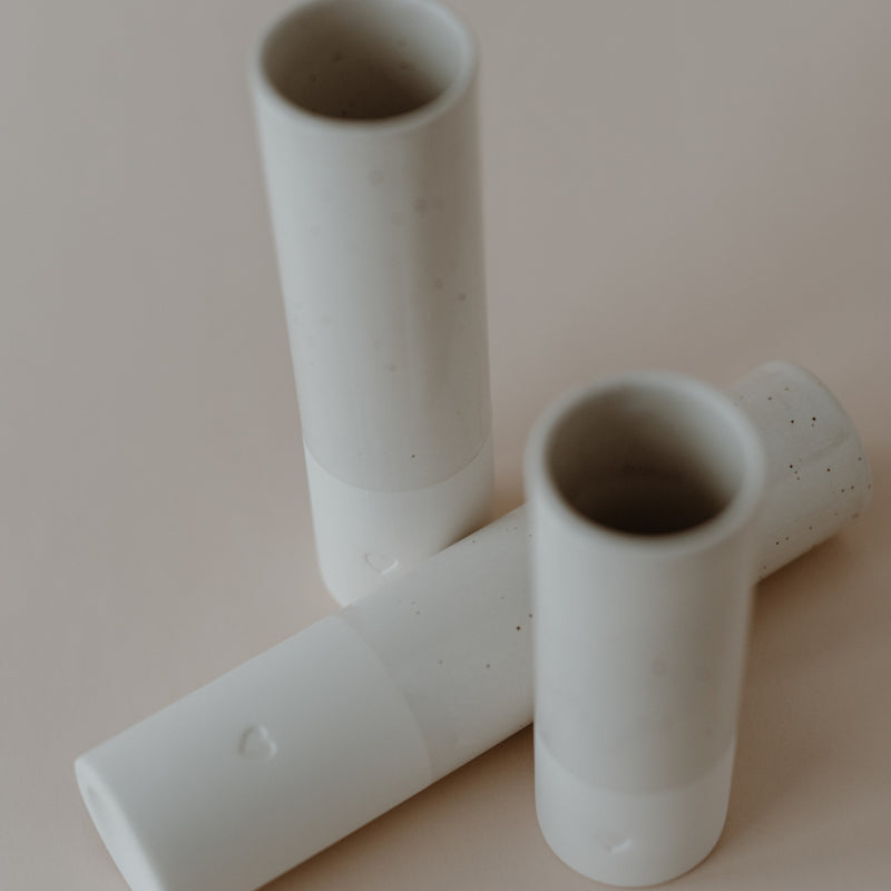 Eulenschnitt Vase Herz Klein