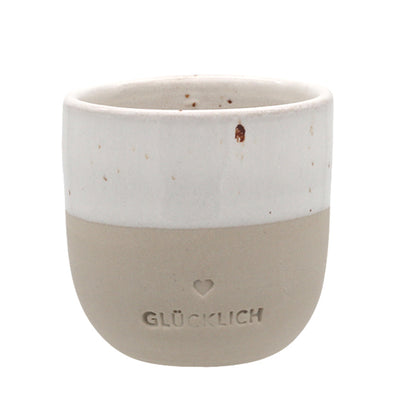 Eulenschnitt Espresso Becher Glücklich