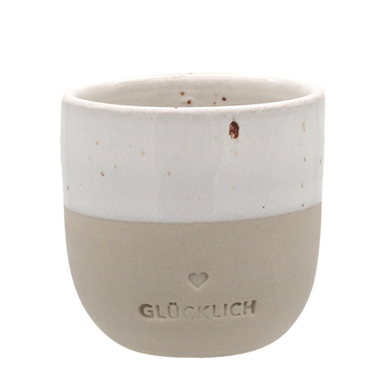 Eulenschnitt Espresso Becher Glücklich