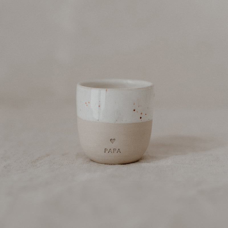 Eulenschnitt Espresso-Becher Papa