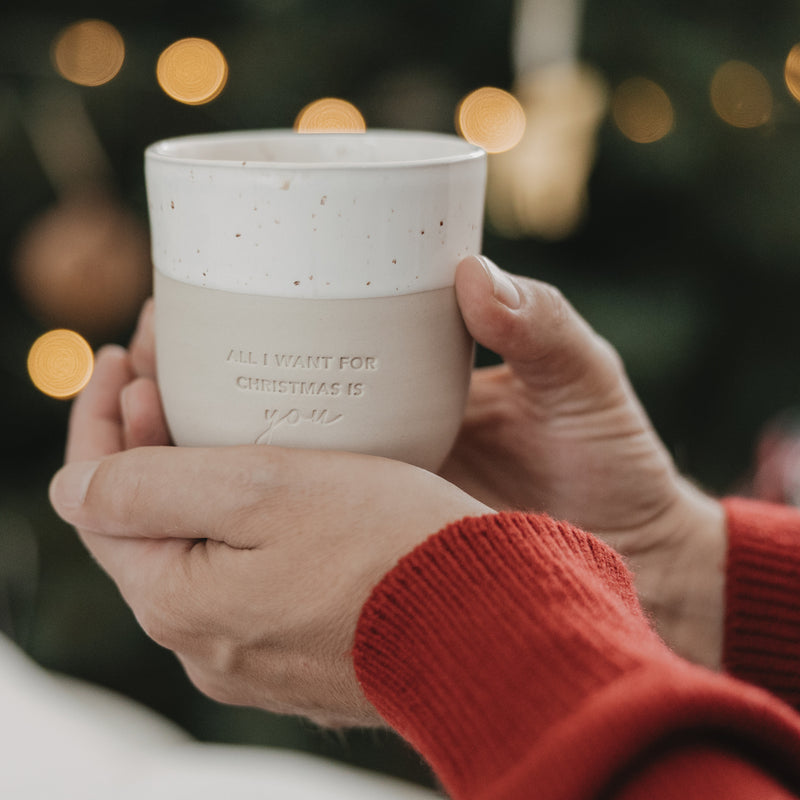 Eulenschnitt Limitierter Becher All i want for christmas