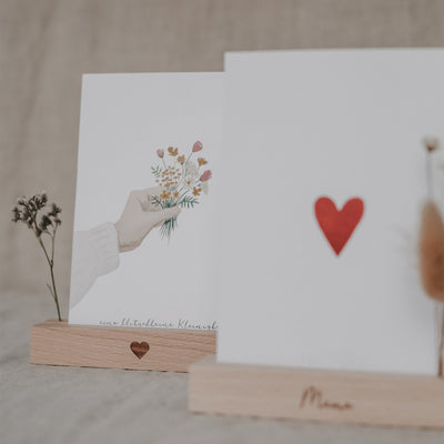 Eulenschnitt Karten- und Trockenblumenständer Mama 2er-Set 12 cm