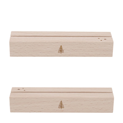 Eulenschnitt Karten- und Trockenblumenständer Tanne 2er-Set 12 cm
