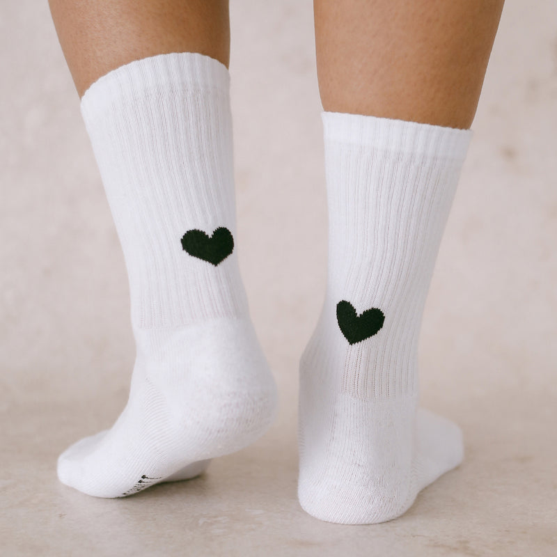 Eulenschnitt Socken Herz Größe 35-38