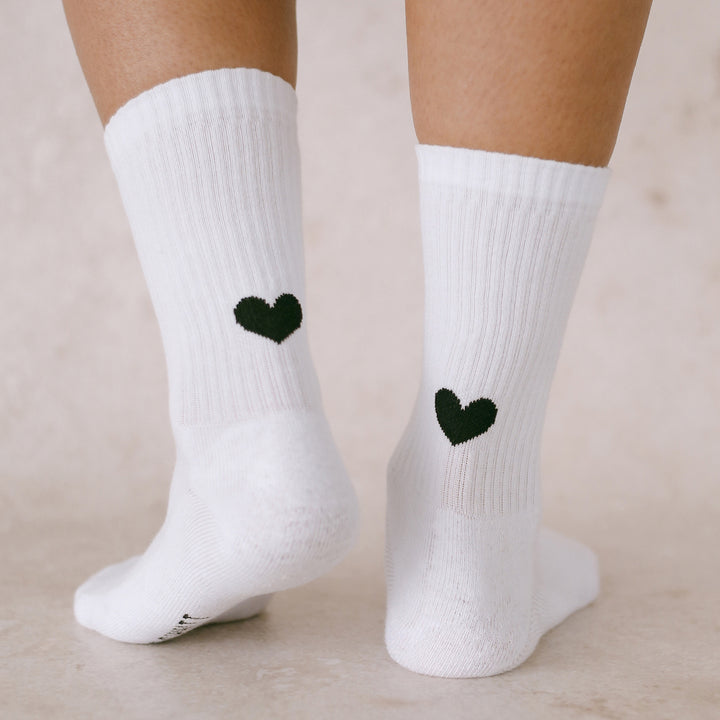Eulenschnitt Socken Herz Größe 43-46