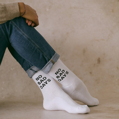 Eulenschnitt Socken No bad days Größe 35-38