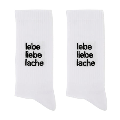 Eulenschnitt Socken Lebe Liebe Lache Größe 35-38