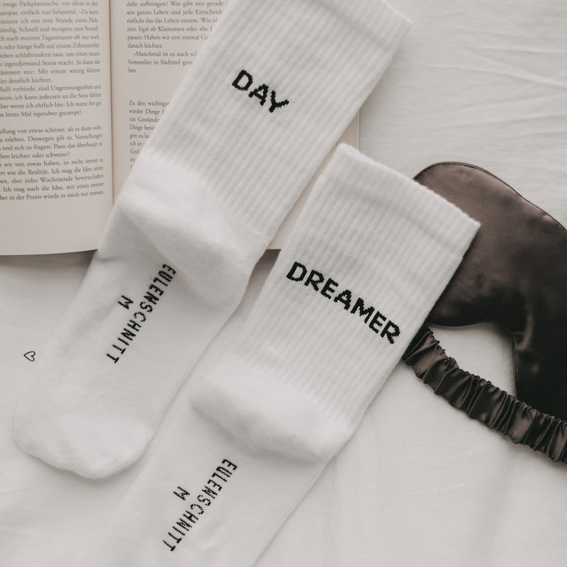 Eulenschnitt Socken Day Dreamer Größe 39-42 weiß