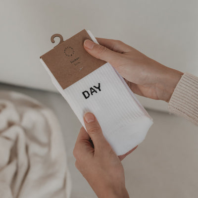 Eulenschnitt Socken Day Dreamer Größe 39-42 weiß