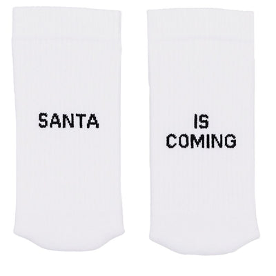 Eulenschnitt Socken weiß Santa L