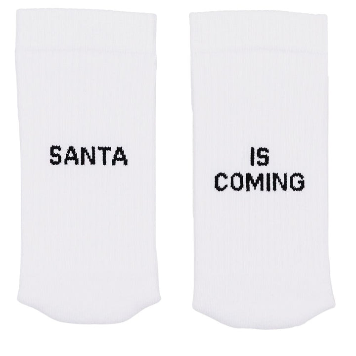 Eulenschnitt Socken weiß Santa L
