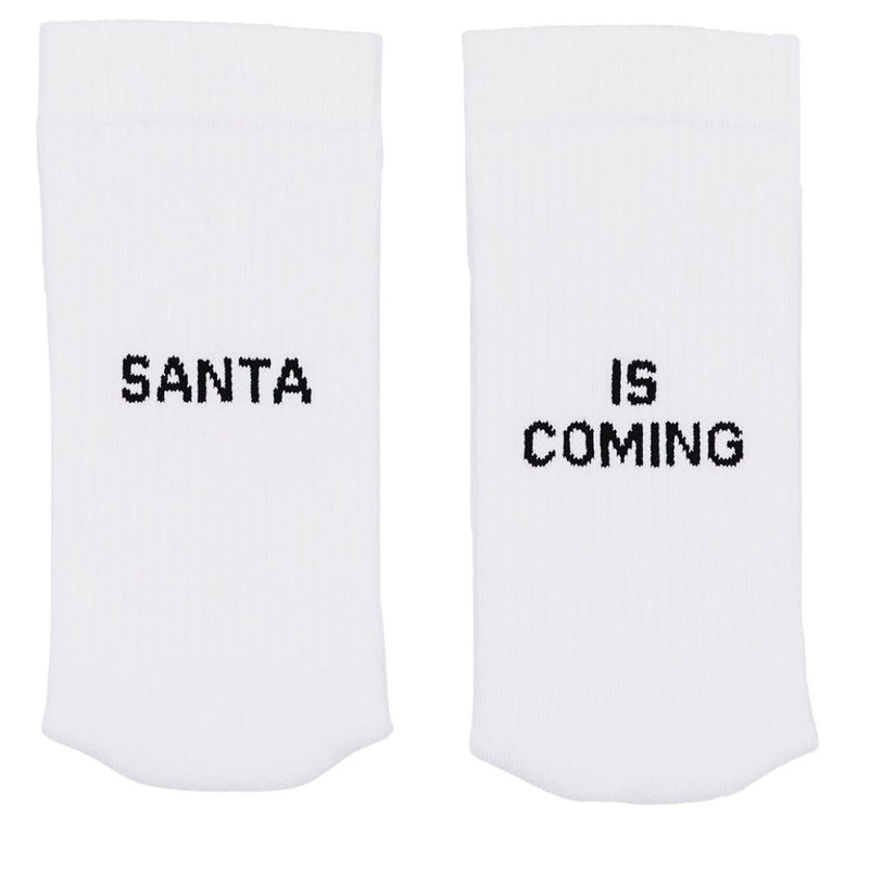 Eulenschnitt Socken weiß Santa L