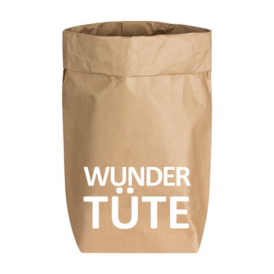 Papiertüte Natur Wundertüte Weiß