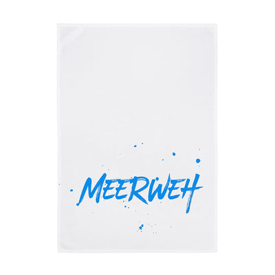 Geschirrtuch Weiß Meerweh Blau