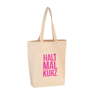 Baumwolltasche Halt mal kurz