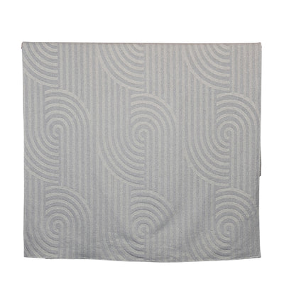 Nordic Kuscheldecke Bögen Grau
