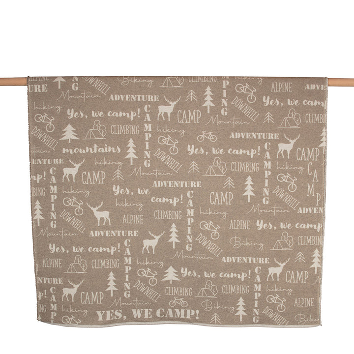 Nordic Flanelldecke Adventure beige