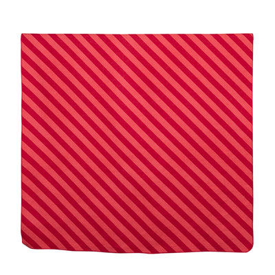 Colourful Nordic Flanelldecke Streifen Rot