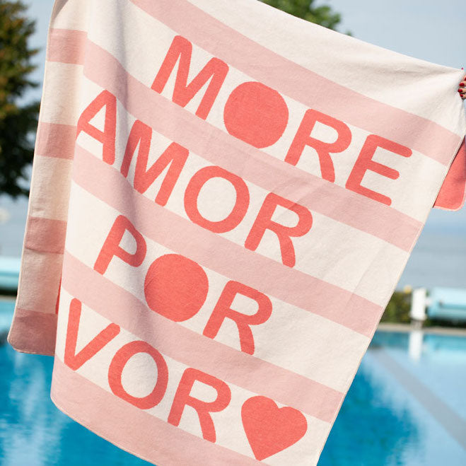 SILVRETTA Flanelldecke More amor