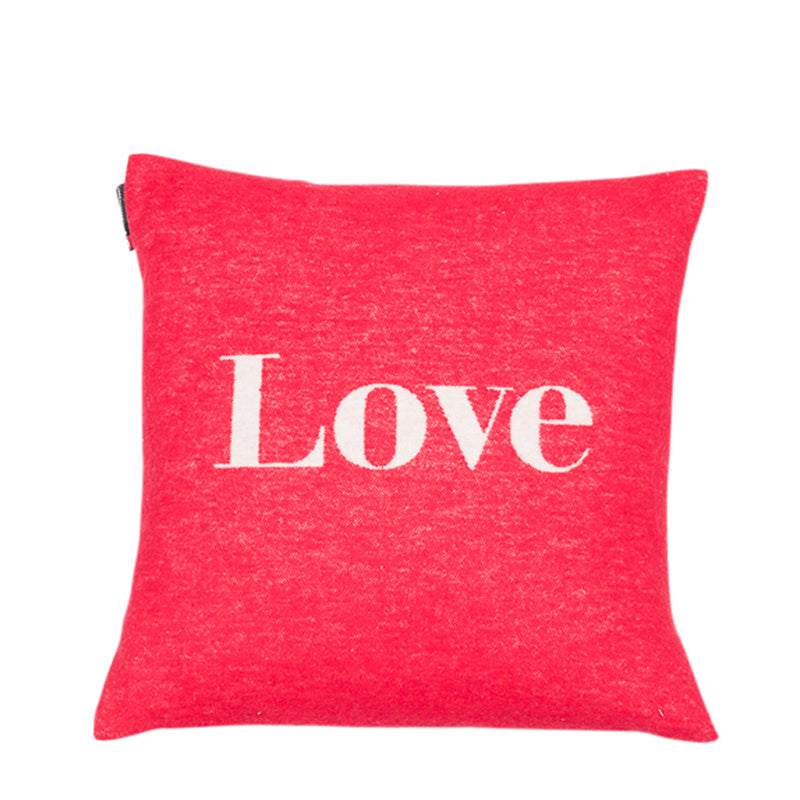 Colourful Nordic Kissenhülle Love Rot 40 x 40 cm
