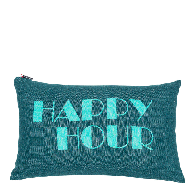 Colourful Nordic Kissenhülle Happy Hour türkis 40 x 60 cm