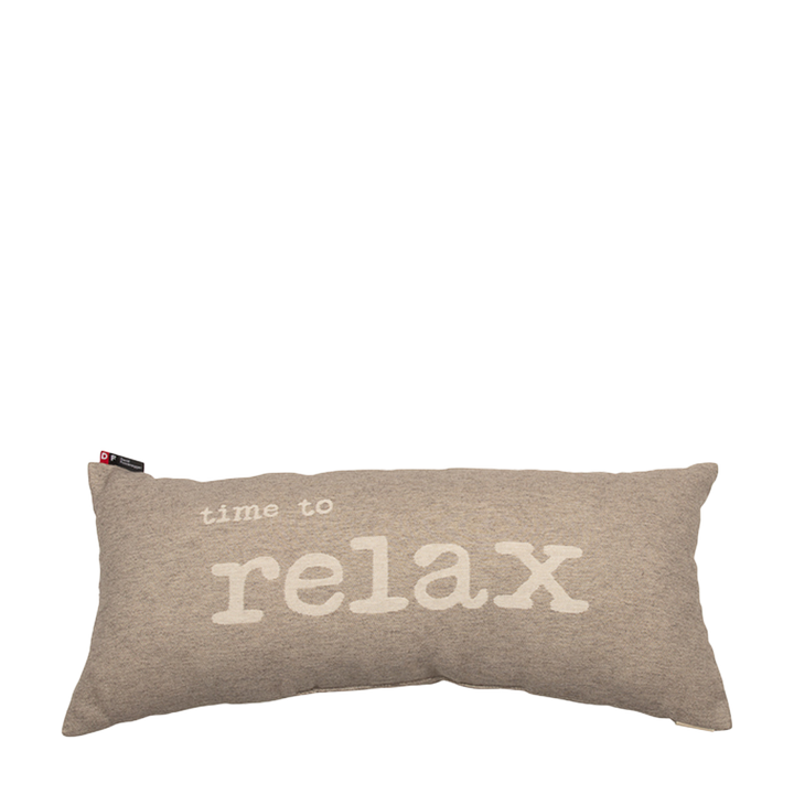 Nordic Kissen Time to relax beige 26 x 60 cm