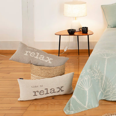 Nordic Kissen Time to relax beige 26 x 60 cm