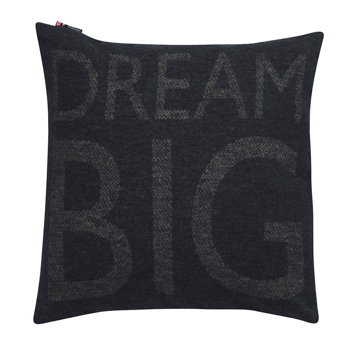 Nordic Kissenhülle Dream big anthrazit 50 x 50 cm
