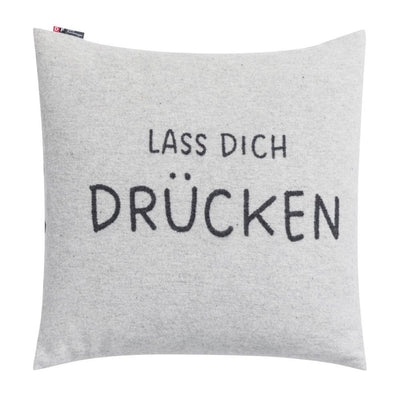 SILVRETTA Kissenhülle Lass dich drücken 50 x 50 cm