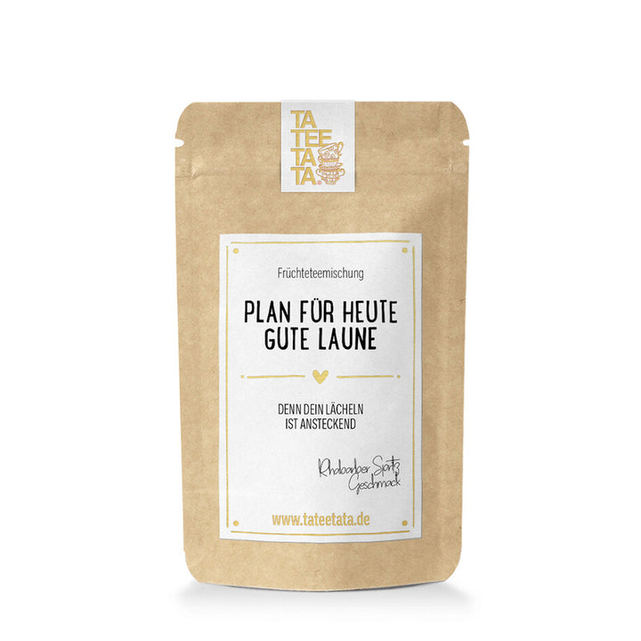 TaTeeTaTa Tee Plan für heute gute Laune lose klein