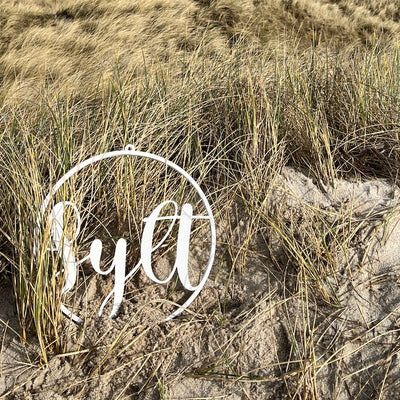 Limitierter Deko-Ring im exklusiven Sylt Design Weiß