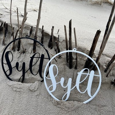 Limitierter Deko-Ring im exklusiven Sylt Design Weiß
