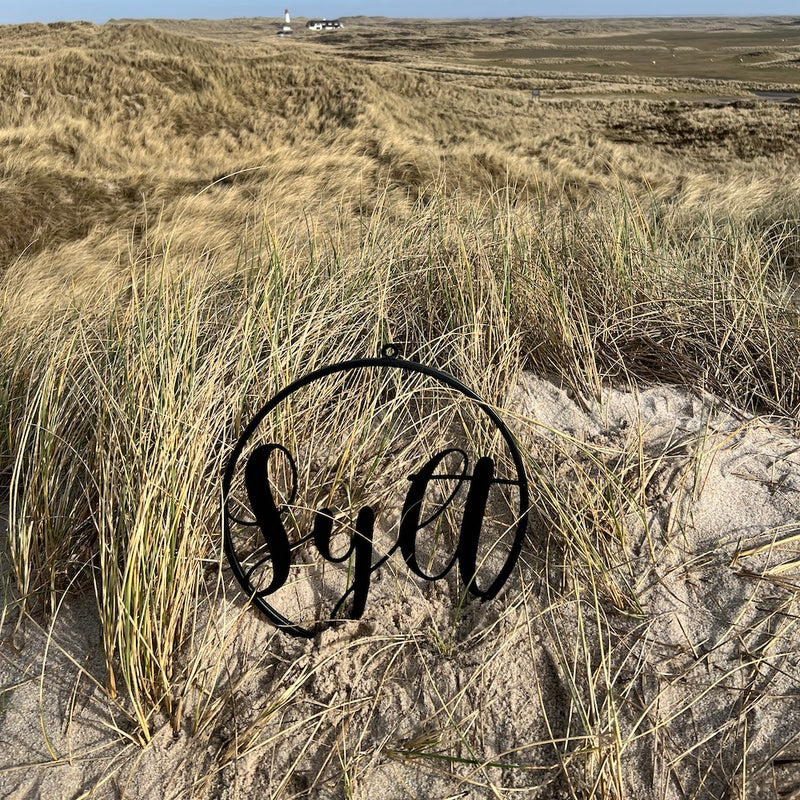 Limitierter Deko-Ring im exklusiven Sylt Design Schwarz