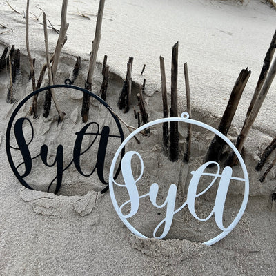 Limitierter Deko-Ring im exklusiven Sylt Design Schwarz