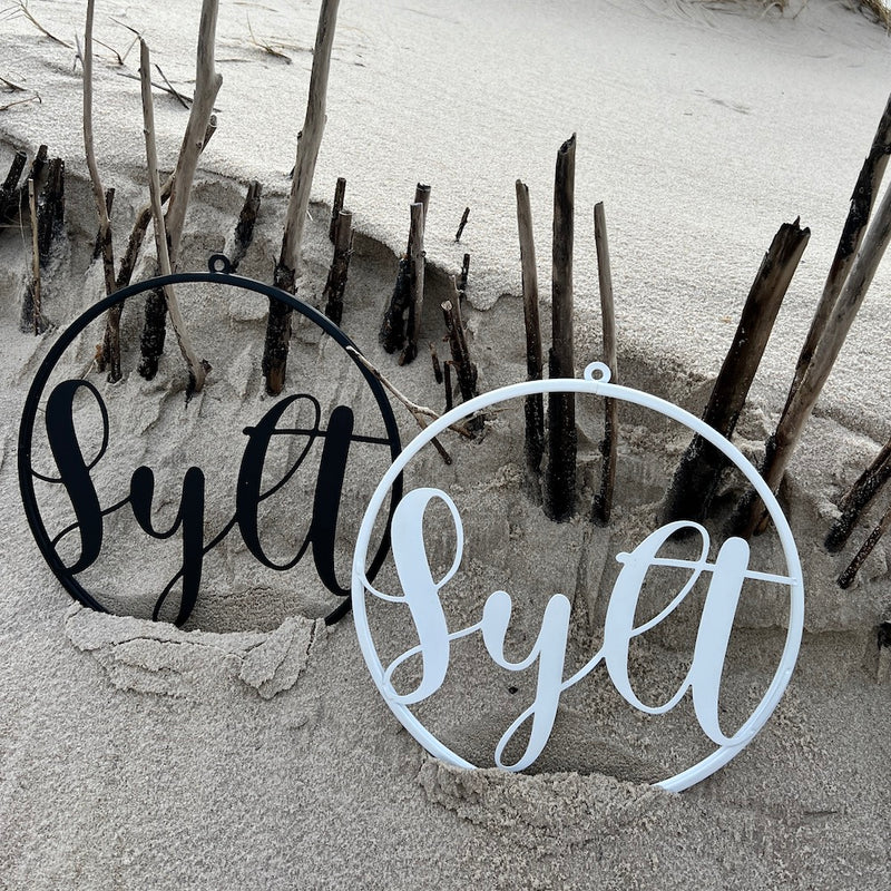Limitierter Deko-Ring im exklusiven Sylt Design Schwarz