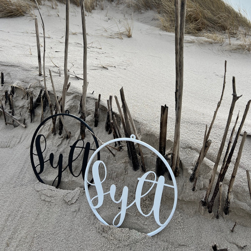 Limitierter Deko-Ring im exklusiven Sylt Design Schwarz