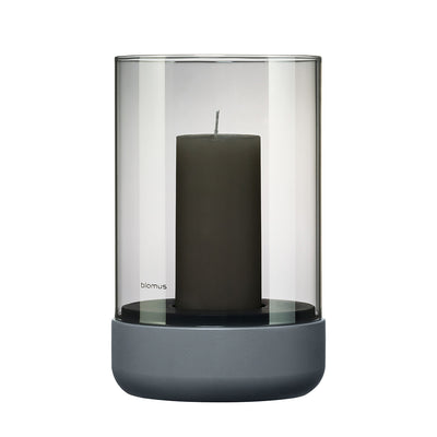 Blomus Windlicht Calma Steel Gray M