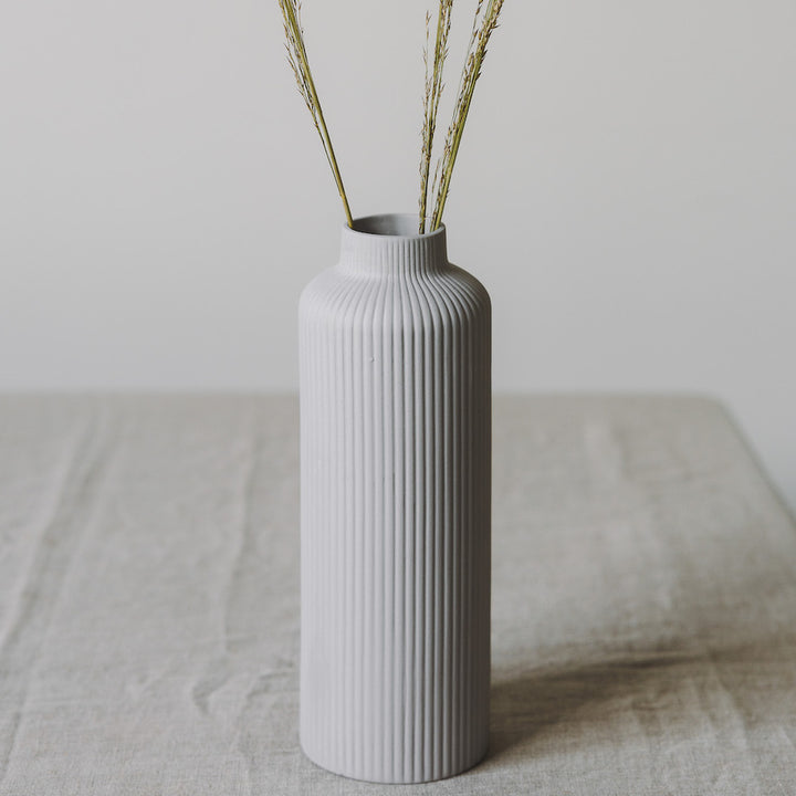 Storefactory ÅDALA Keramik Vase light grey