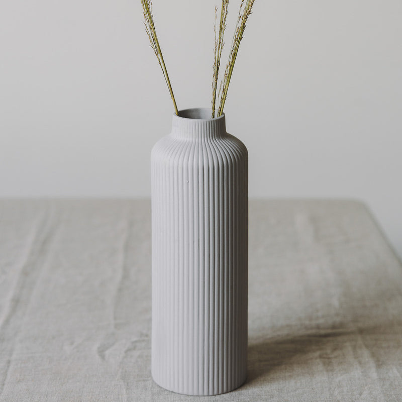 Storefactory ÅDALA Keramik Vase light grey
