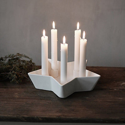 Storefactory BYLE Kerzenhalter Stern white