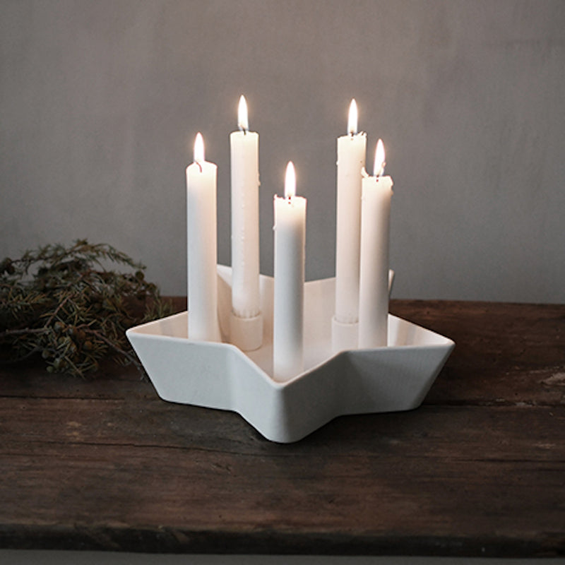 Storefactory BYLE Kerzenhalter Stern white