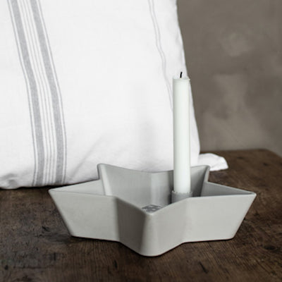Storefactory LIDATORP Kerzenhalter Stern light grey L