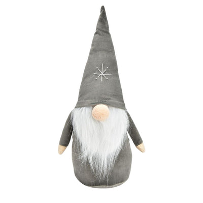 Wichtel Merry Christmas 40 cm grau